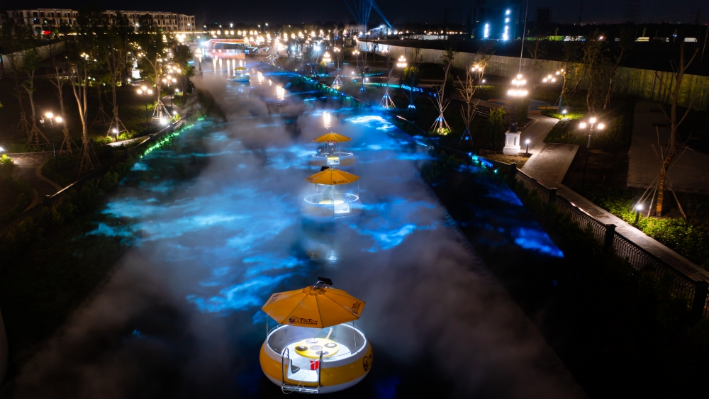 Ngỡ ngàng vẻ đẹp như cổ tích tại Dòng sông Ánh sáng sắp ra mắt tại Tây Ninh