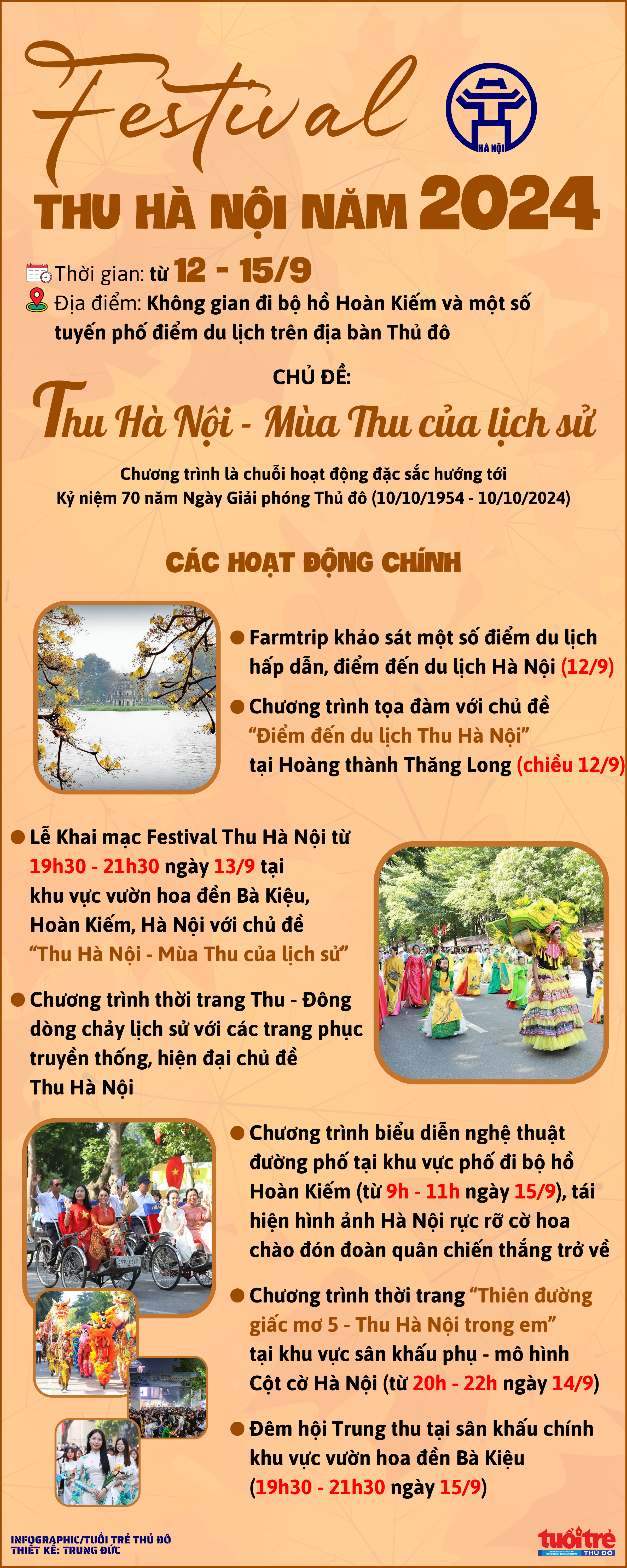 Nhiều hoạt động hấp dẫn tại Festival Thu Hà Nội năm 2024