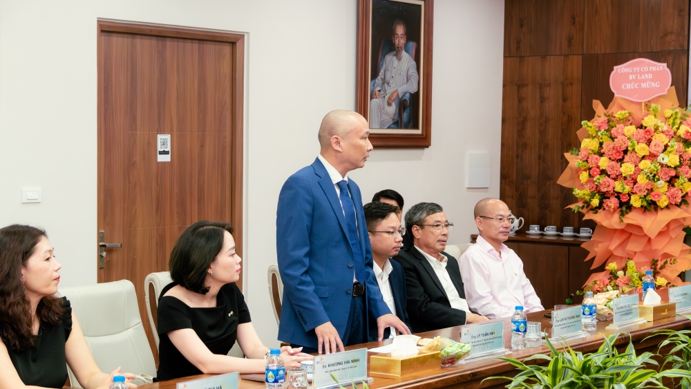 Ông Lý Tuấn Anh, Tổng Giám đốc BV Land phát biểu tại sự kiện