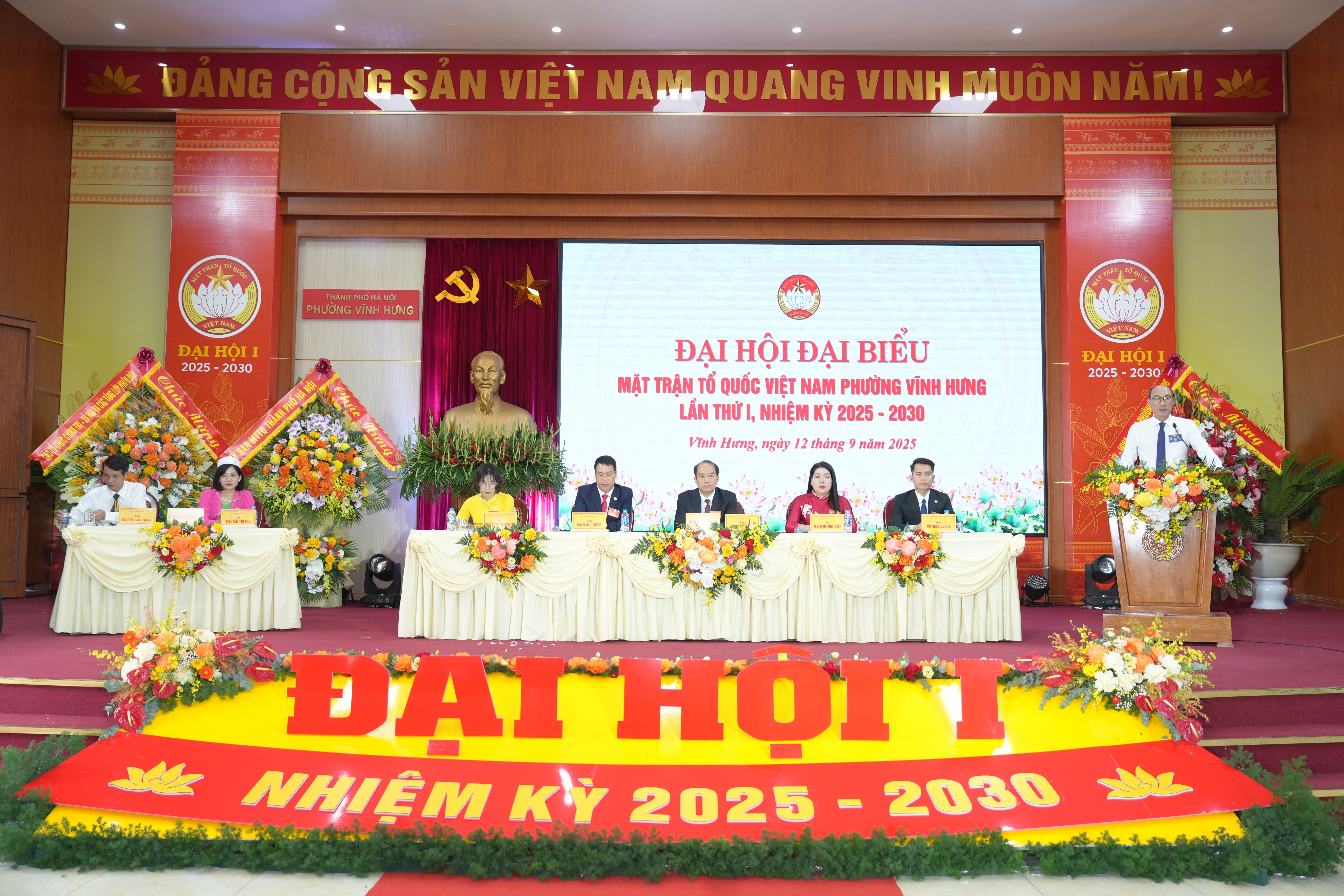 Phát huy sức mạnh đại đoàn kết toàn dân tộc, xây dựng phường Vĩnh Hưng phát triển bền vững