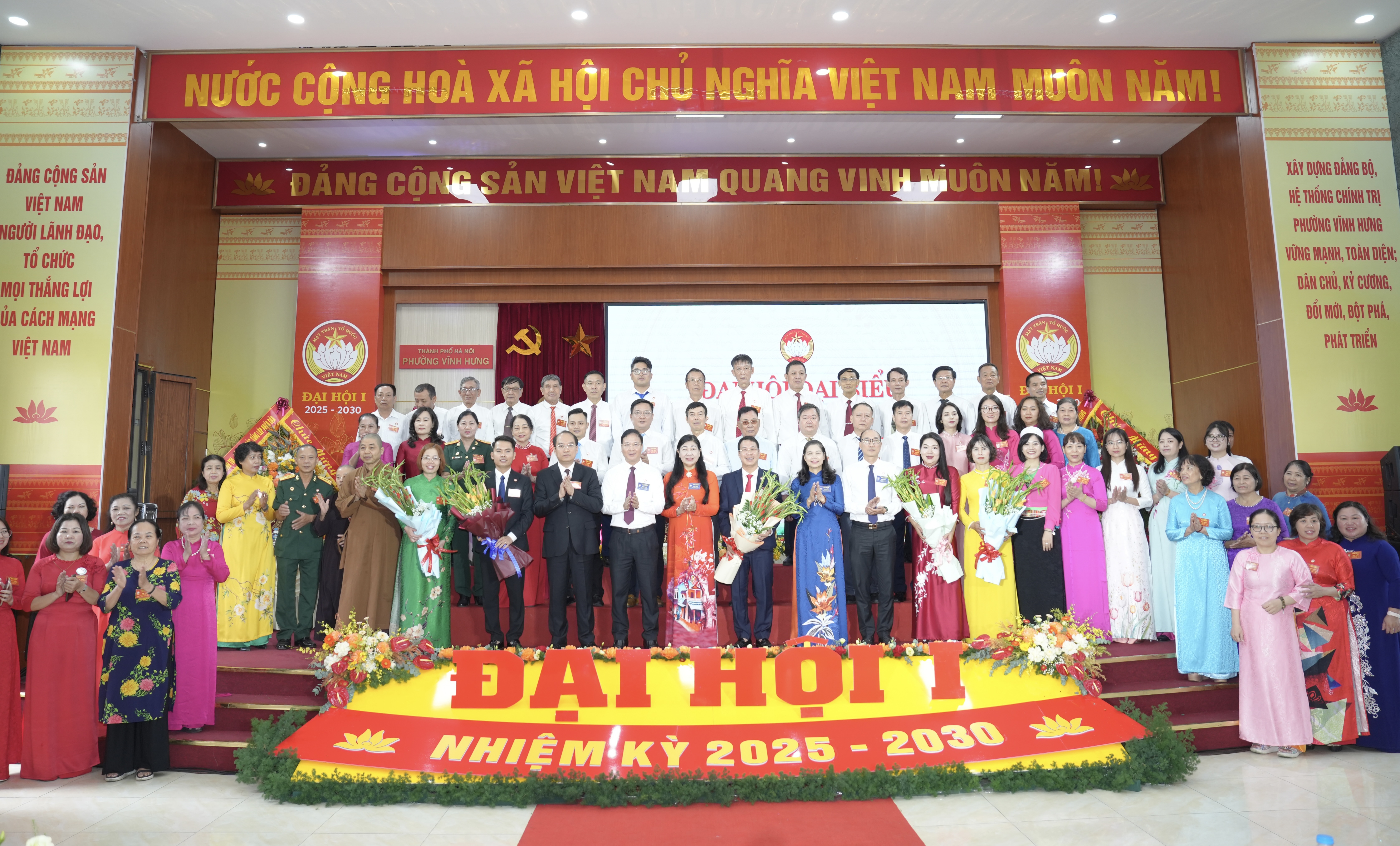 Phát huy sức mạnh đại đoàn kết toàn dân tộc, xây dựng phường Vĩnh Hưng phát triển bền vững