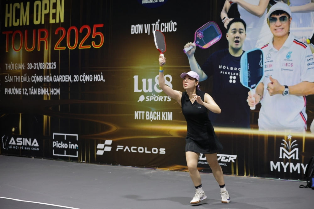 Á hậu Ánh Vương, ca sĩ Hiền Hồ tham gia giải đấu Pickleball lớn nhất Việt Nam