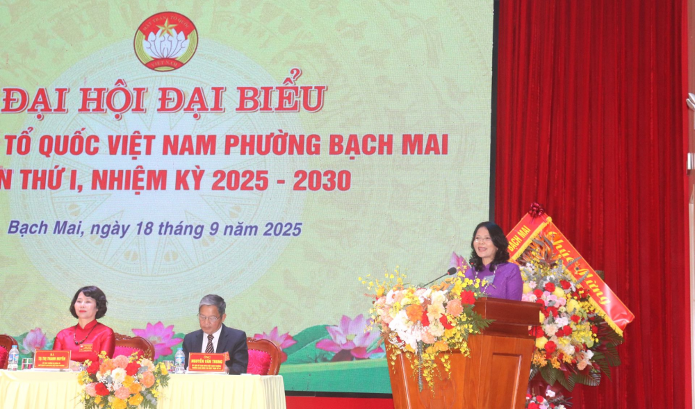 Khí thế mới từ Đại hội MTTQ phường Bạch Mai lần thứ I