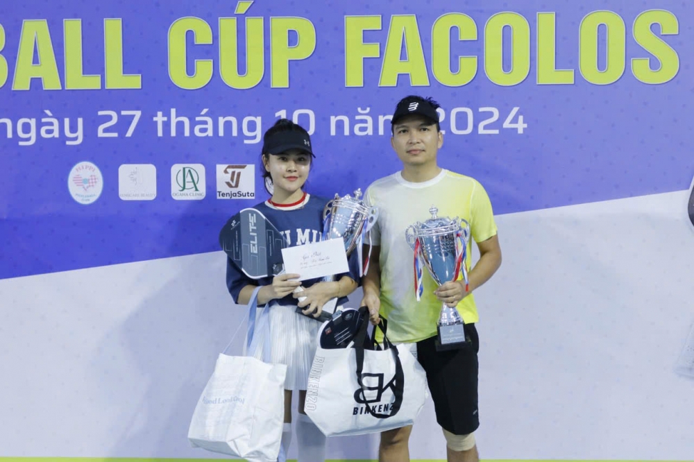 Nhiều trận cầu mãn nhãn tại Giải Pickleball tranh Cúp FACOLOS