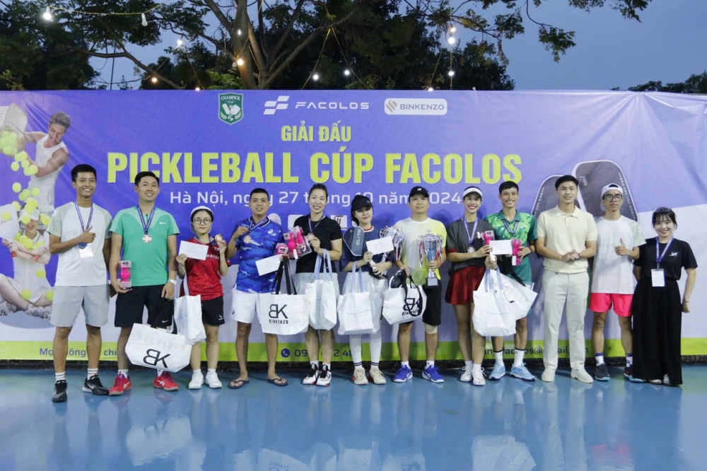 Nhiều trận cầu mãn nhãn tại Giải Pickleball tranh Cúp FACOLOS