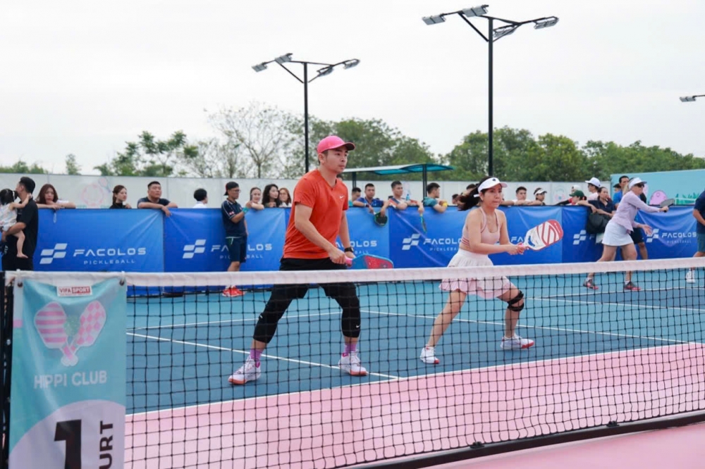 Nhiều trận cầu mãn nhãn tại Giải Pickleball tranh Cúp FACOLOS