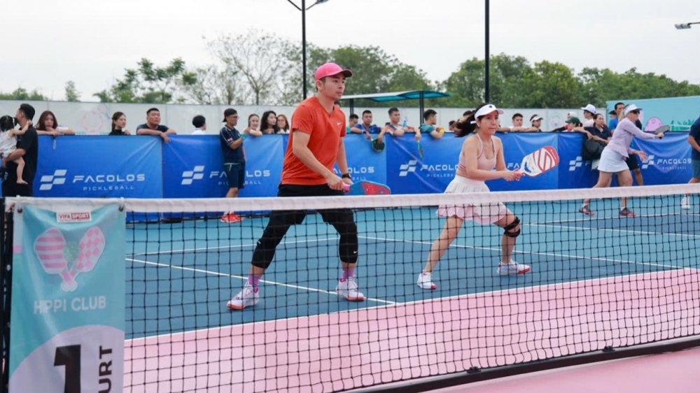 Nhiều trận cầu mãn nhãn tại Giải Pickleball tranh Cúp FACOLOS