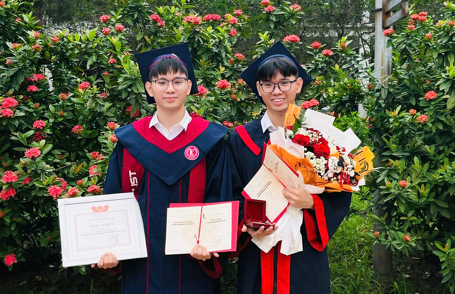 Hai anh em song sinh chinh phục chương trình tài năng tại Đại học Bách khoa Hà Nội