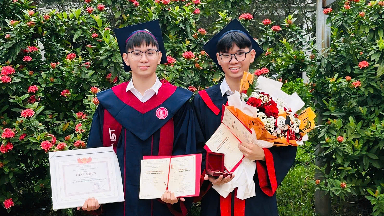 Hai anh em song sinh chinh phục chương trình tài năng tại Đại học Bách khoa Hà Nội