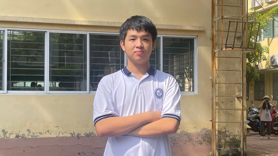 Nam sinh THPT Yên Hoà chinh phục kỳ thi học sinh giỏi Hà Nội với số điểm tuyệt đối
