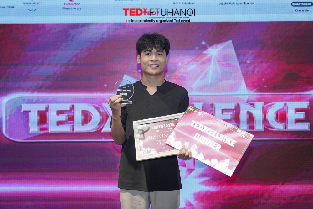 Quán quân TEDxcellence 2024 xuất sắc gọi tên Phùng Quang Thịnh