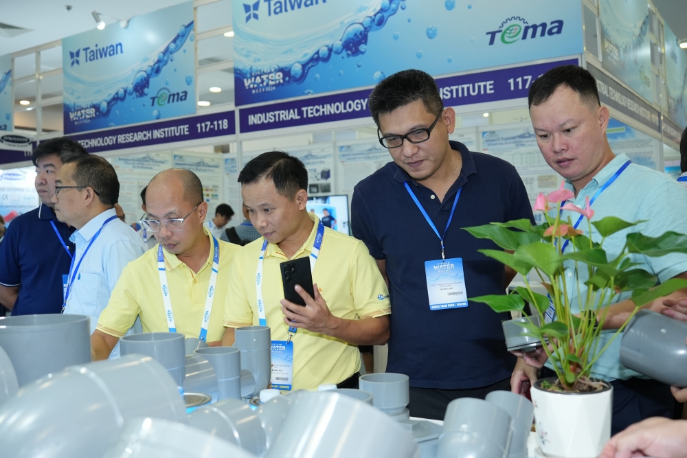 Nhiều công nghệ mới về cấp, thoát nước được giới thiệu tại Vietnam Water Week 2024