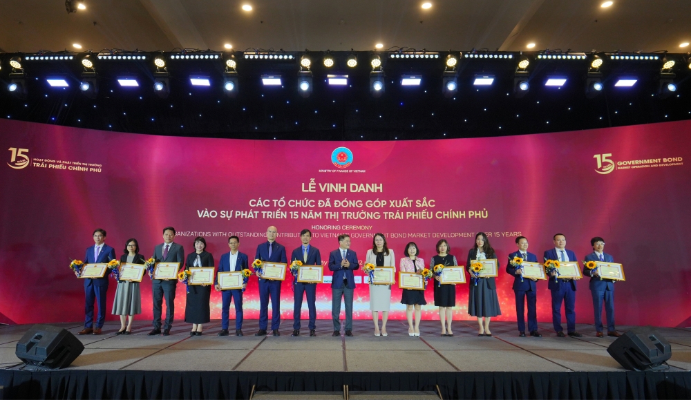 Agribank được vinh danh “Top 10 nhà tạo lập thị trường trái phiếu Chính phủ Việt Nam”