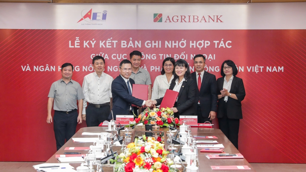 Agribank và Cục Thông tin đối ngoại ký kết ghi nhớ hợp tác