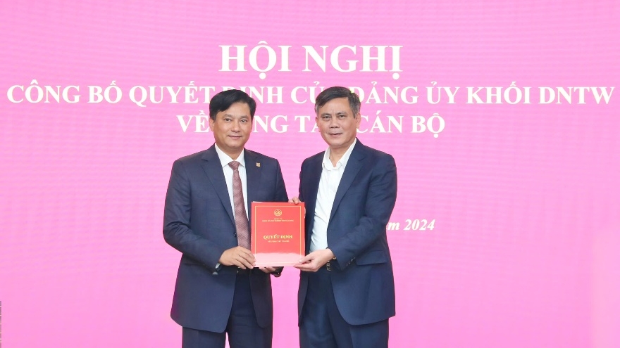 Công bố quyết định giao phụ trách Đảng bộ Agribank