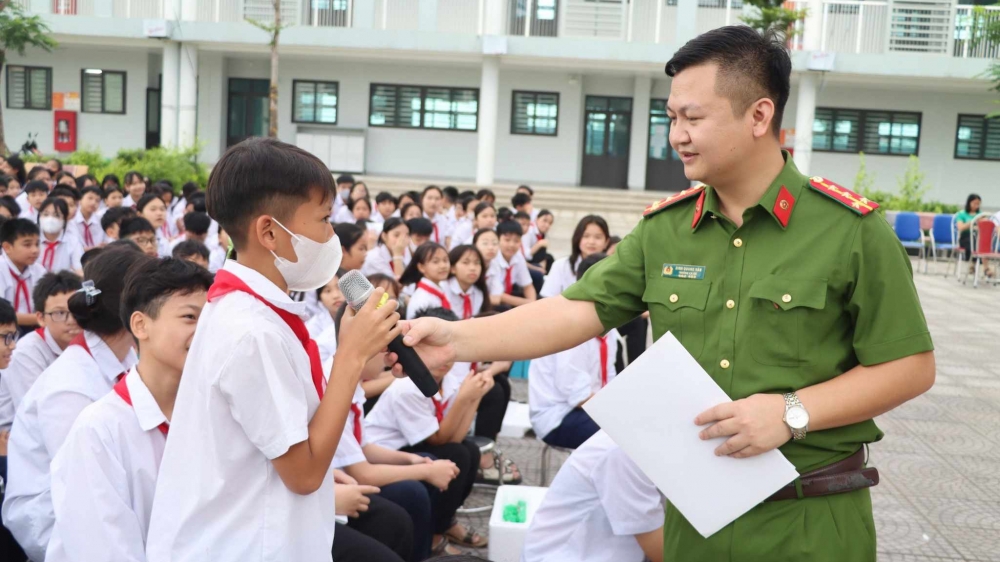 Hà Nội: Tuyên truyền cho học sinh về đảm bảo an toàn dịp Tết Nguyên đán 2025