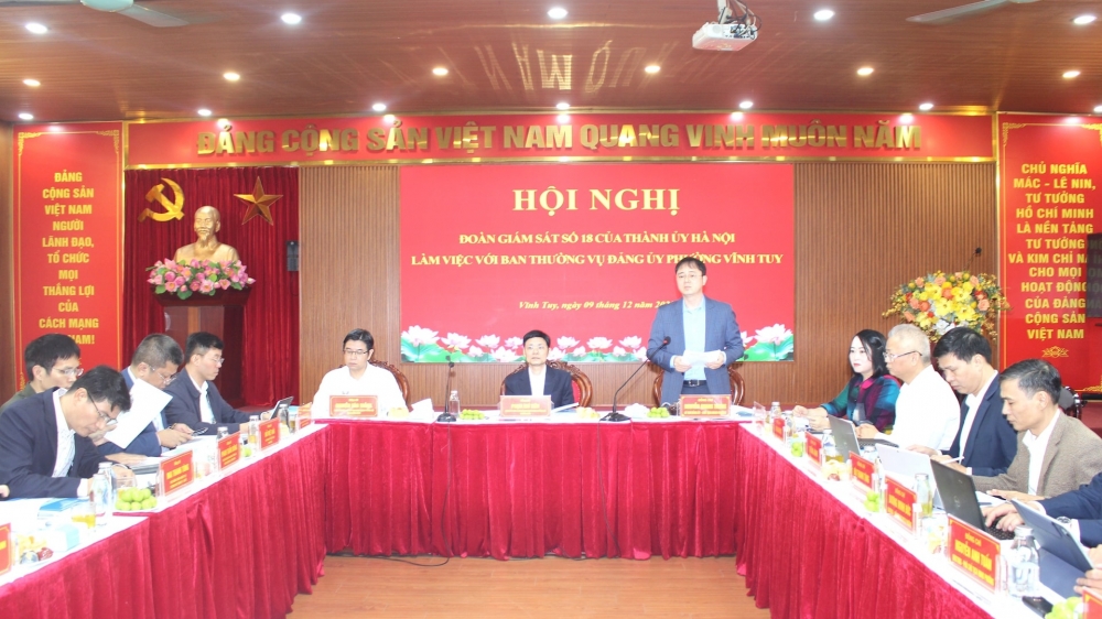 Tăng tốc giải quyết các khó khăn, vướng mắc tại phường Vĩnh Tuy