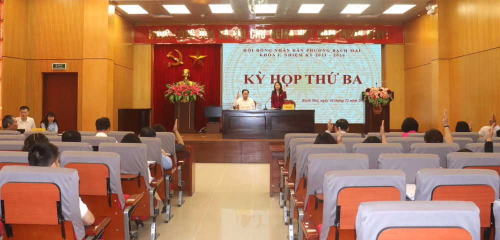 HĐND phường Bạch Mai tăng tốc quy trình, đổi mới hình thức trong Kỳ họp thứ Ba HĐND phường Bạch Mai tăng tốc quy trình, đổi mới hình thức trong Kỳ họp thứ Ba