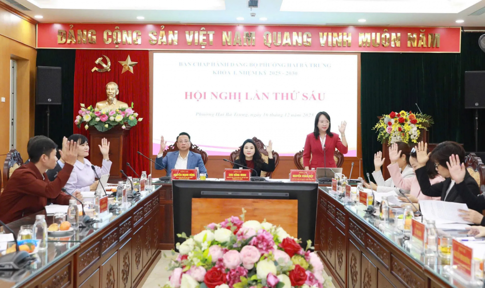 Phường Hai Bà Trưng tập trung rà soát các điểm nghẽn, tạo đà bứt phá trong năm 2026 Phường Hai Bà Trưng tập trung rà soát các điểm nghẽn, tạo đà bứt phá trong năm 2026