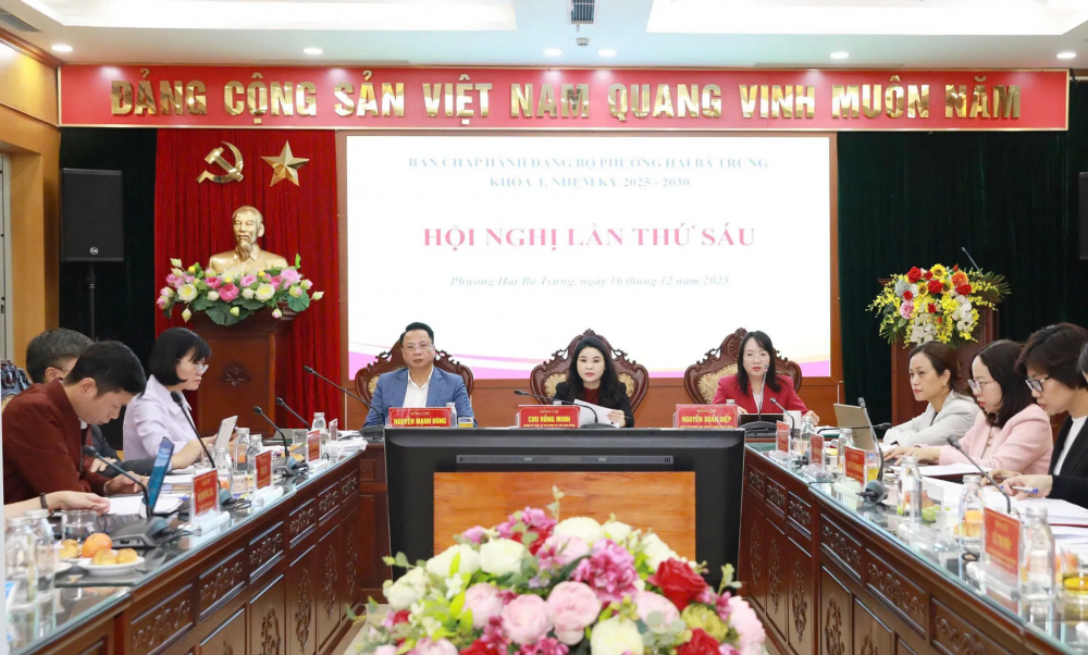 Phường Hai Bà Trưng tập trung rà soát các điểm nghẽn, tạo đà bứt phá trong năm 2026 Phường Hai Bà Trưng tập trung rà soát các điểm nghẽn, tạo đà bứt phá trong năm 2026