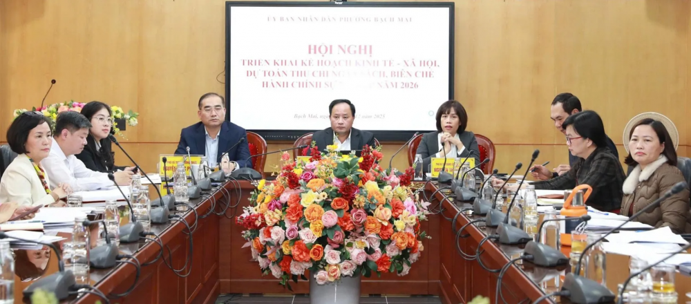 Phường Bạch Mai quyết tâm thực hiện thắng lợi các nhiệm vụ kinh tế – xã hội năm 2026 Phường Bạch Mai quyết tâm thực hiện thắng lợi các nhiệm vụ kinh tế – xã hội năm 2026