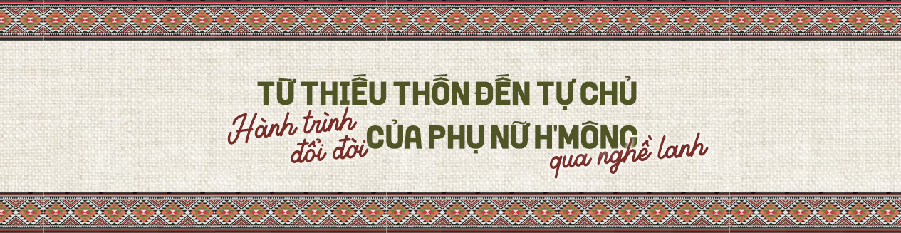Phụ nữ H'Mông dệt nên sợi lanh “tự chủ”