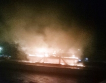 Sét đánh, thiêu rụi nhà rông văn hóa trung tâm huyện trị giá hàng tỷ đồng