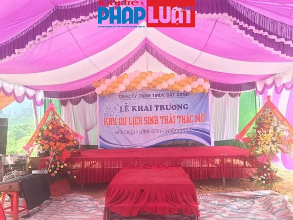 khu du lich sinh thai thac mo hoat dong chui