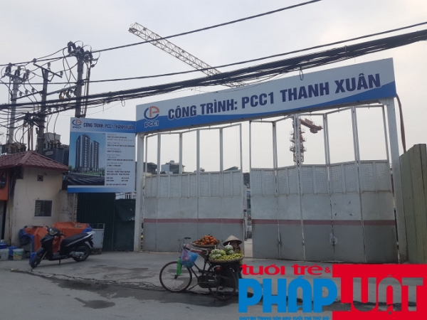 ha noi du an chung cu pcc1 thanh xuan thi cong lam nut nha dan