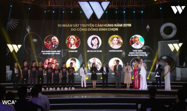 Trao giải thưởng WeChoice Awards 2018 cho 5 nhân vật truyền cảm hứng
