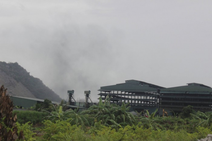 Nhà xưởng luyện Cacbua silic của Công ty CP Tân Hà Kiều bị người dân tố xả thải gây ô nhiễm môi trường