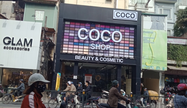 coco shop map mo hang nhai hang hieu