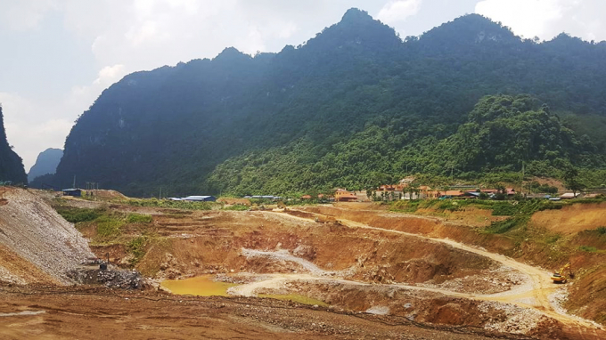 Hoạt động khai thác khoáng sản đã ảnh hưởng đến rừng đặc dụng Thần Sa, huyện Võ Nhai, tỉnh Thái Nguyên.