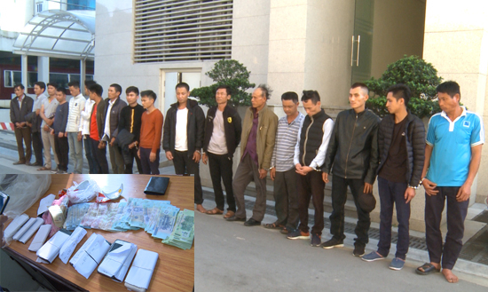 Bắt giữ 18 con bạc trong ngày mùng 4 Tết