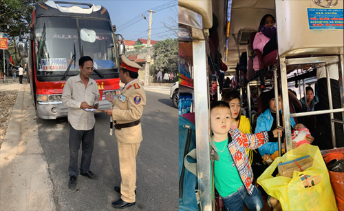 Thanh Hóa: Bắt giữ xe khách Tuấn Tài 38 chỗ “nhồi nhét” 54 người