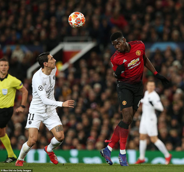 Di Maria đã có trận đấu tuyệt vời khiến MU thua đau.