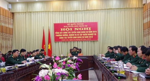 ha noi to chuc hoi nghi truc tuyen tong ket cong tac tuyen sinh quan su