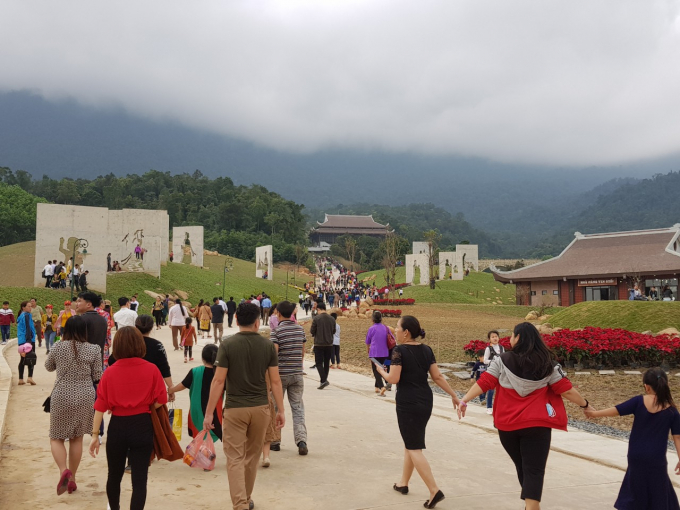 Khung cảnh sáng nay tại Tây Yên Tử