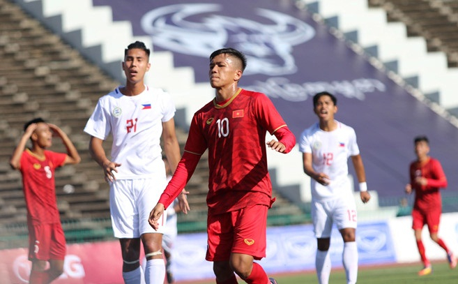 Bị dẫn trước nhưng các cầu thủ U22 đã vùng lên mạnh mẽ.