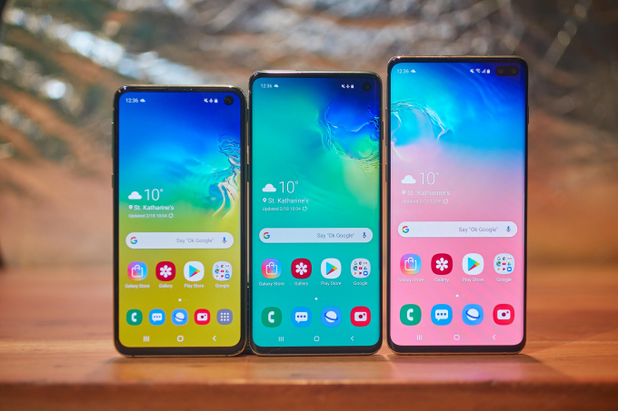 Bộ ba Samsung Galaxy S10.