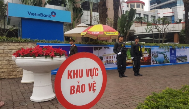 an ninh duoc that chat quanh khach san melia ha noi