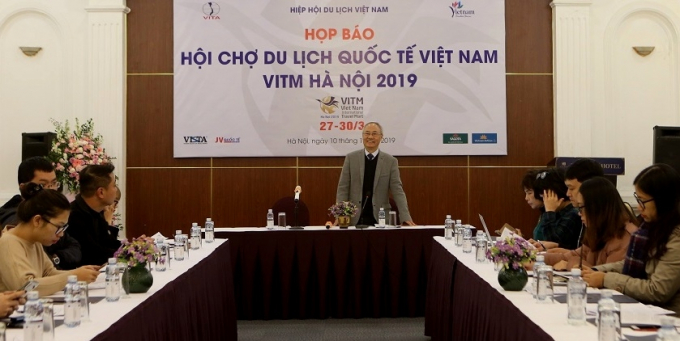 Họp báo về Hội chợ VITM Hà Nội 2019 ngày 10/1/2019