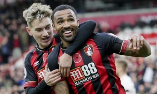 Bộ đôi David Brooks (trái) và Calum Wilson nhiều khả năng đá chính trước Man City. Ảnh: Bournemouth.