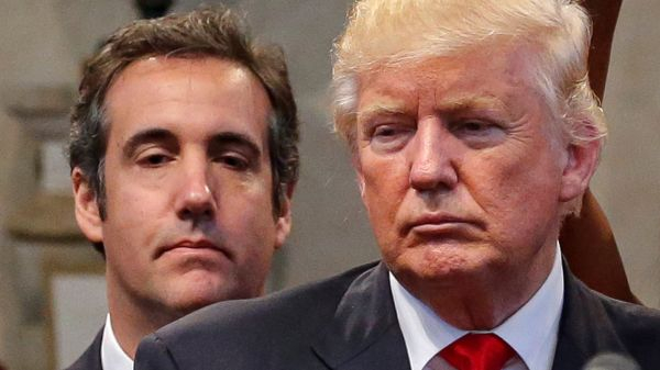 Tổng thống Mỹ Donald Trump và cựu luật sư Michael Cohen (ảnh trái). Ảnh: CNBC