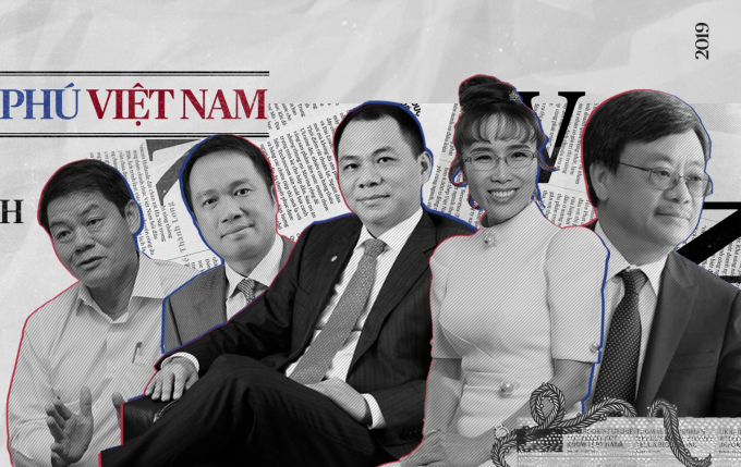 Năm tỷ phú đô la Mỹ của Việt Nam năm 2019.