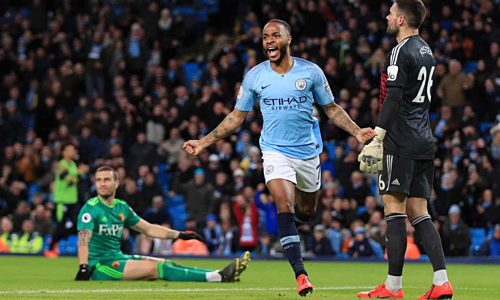 Man City tiếp tục theo đuổi cú ăn bốn mùa này. Ảnh: Reuters.