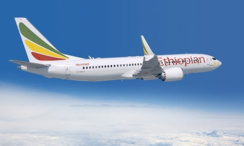 Một chiếc Boeing 737 MAX thuộc hãng hàng không Ethiopian Airlines. Ảnh: Aviation24.