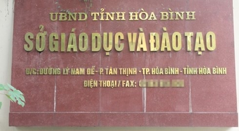 ket luan gian lan diem thi thpt o hoa binh bo giao duc va dao tao noi gi