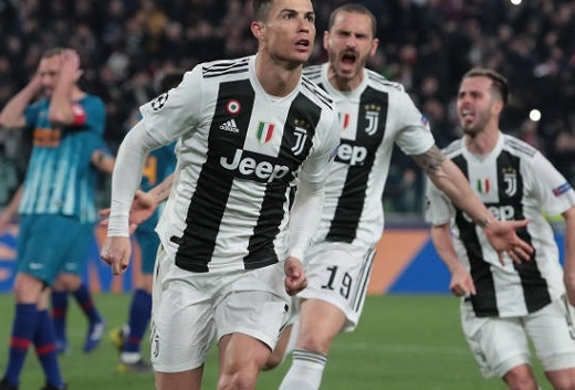 juventus vs atletico madrid hay goi ronaldo la sieu nhan