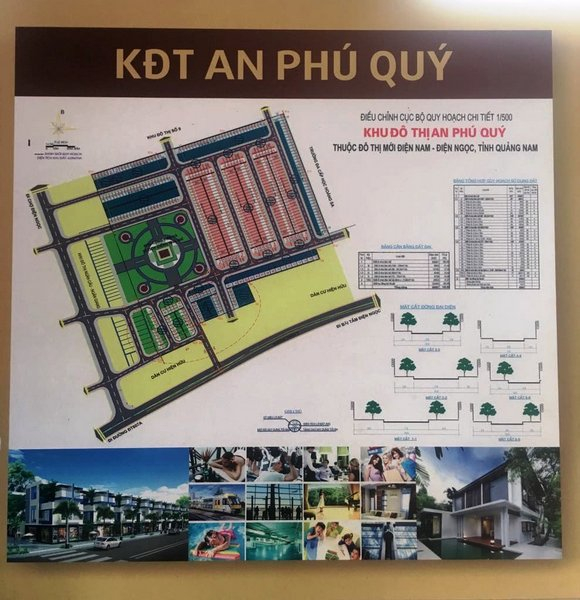 KĐT An Phú Quý là một trong tổng số 16 Dự án tại thị xã Điện Bàn về tay Công ty CP Bách Đạt An